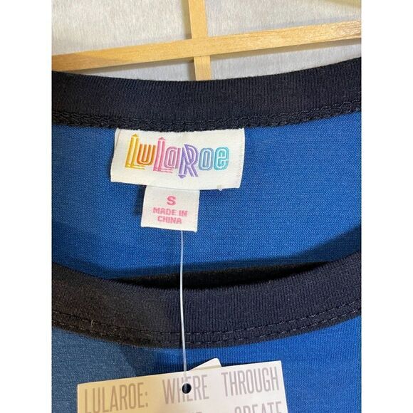 NWT Lularoe Sm Liv Baseball Ringer Tee - Picture 9 of 16